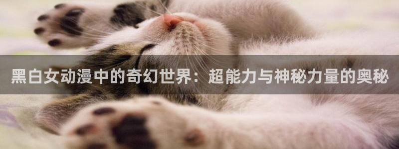 omofun复活版：黑白女动漫中的奇幻世界：超能力与神秘力量的奥秘