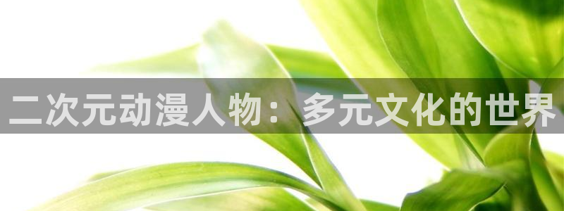 omofun动漫旧版本：二次元动漫人物：多元文化的世界