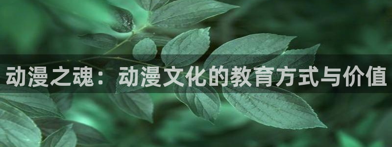 omofun动漫官网app下载：动漫之魂：动漫文化的教育方式与价值